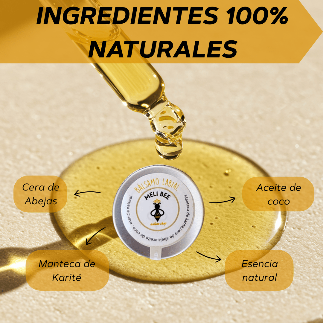 Bálsamo Labial Natural - Meli Bee - Meli Bee Nature Shop
