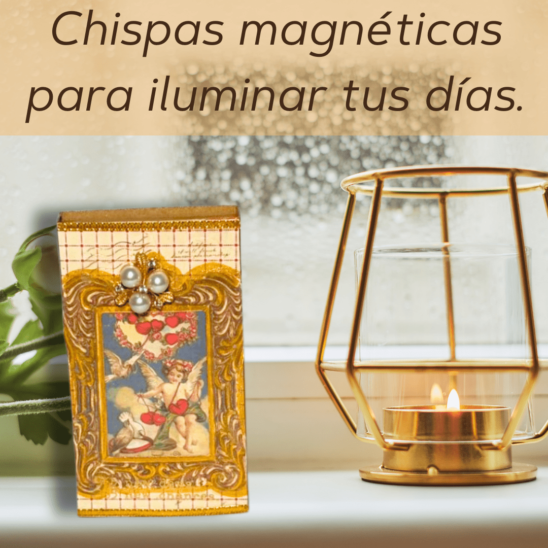 Cerillos Grandes Decorados a Mano con Imán - Meli Bee - Meli Bee Nature Shop