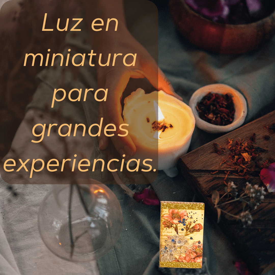 Cerillos Pequeños Decorados a Mano - Meli Bee - Meli Bee Nature Shop