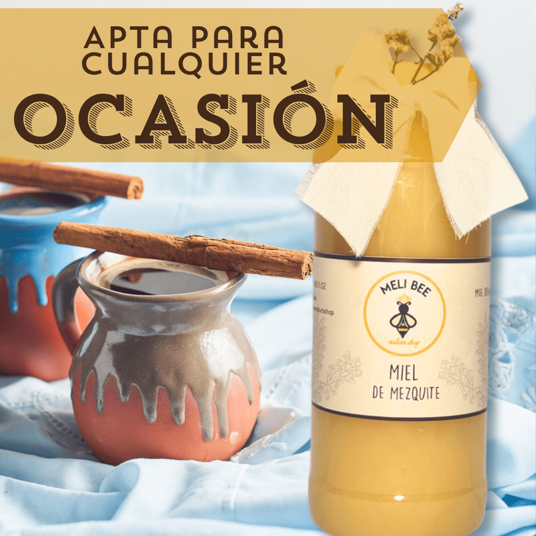 Miel de Abeja Pura Flor de Mezquite 1 Lt - Meli Bee Nature Shop - Meli Bee Nature Shop