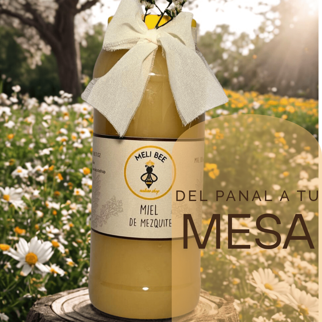 Miel de Abeja Pura Flor de Mezquite 1 Lt - Meli Bee Nature Shop - Meli Bee Nature Shop