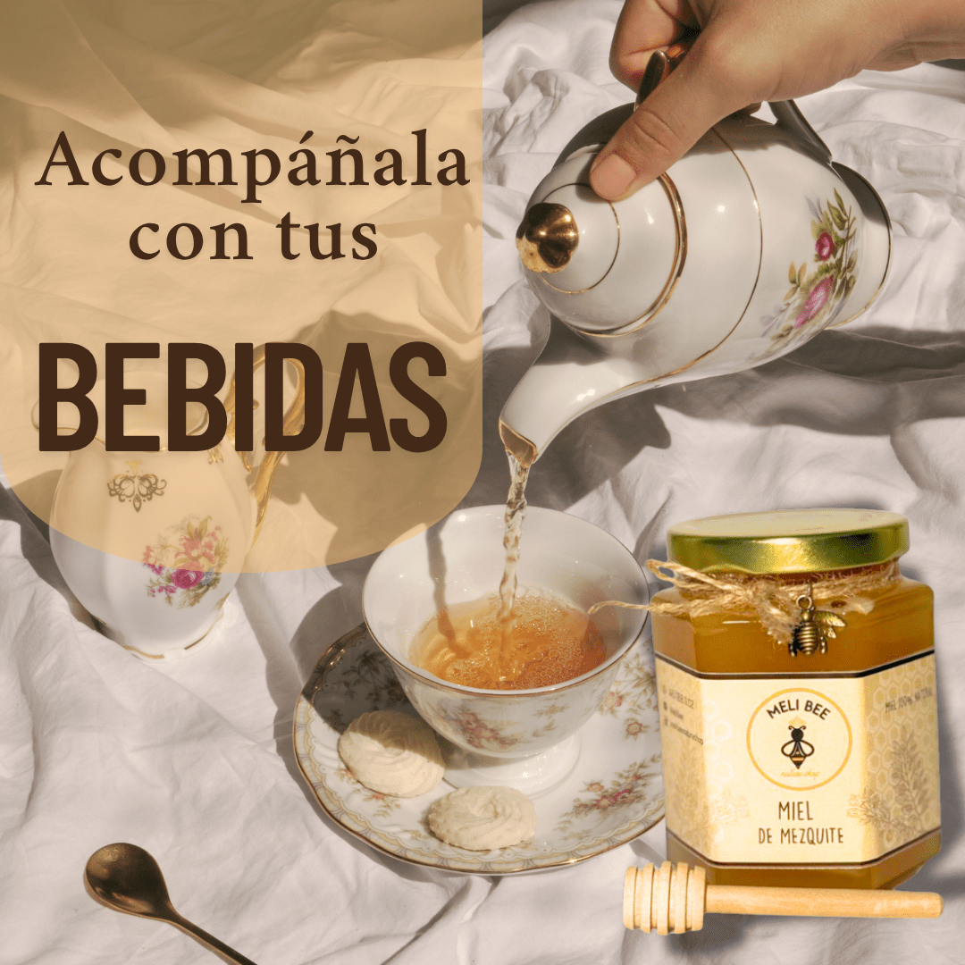 Miel de Abeja Pura Flor de Mezquite 250 mL - Meli Bee Nature Shop - Meli Bee Nature Shop